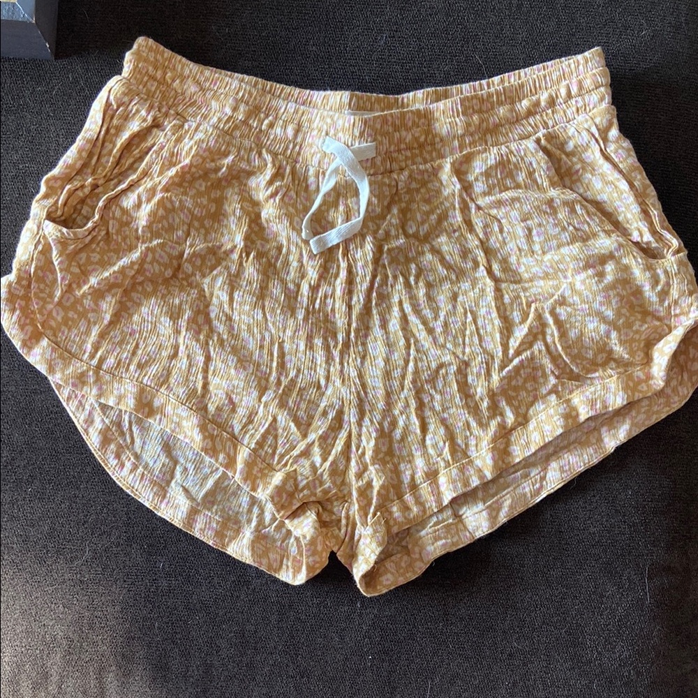 Billabong Yellow Women's Shorts